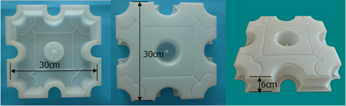 九孔草磚塑料模具 九孔草磚塑料模具
